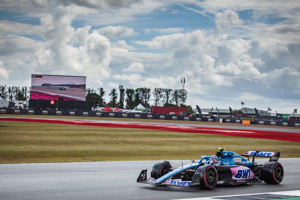 Alpine F1 a testé ses évolutions sur l’A522 ce vendredi à Silverstone