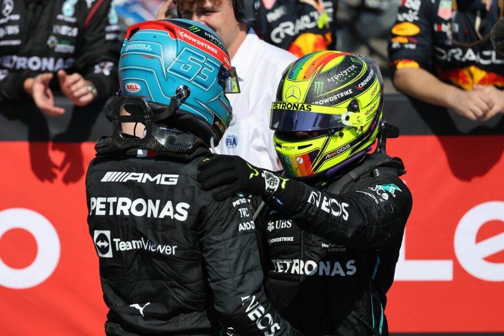 Premier double podium pour Mercedes cette saison