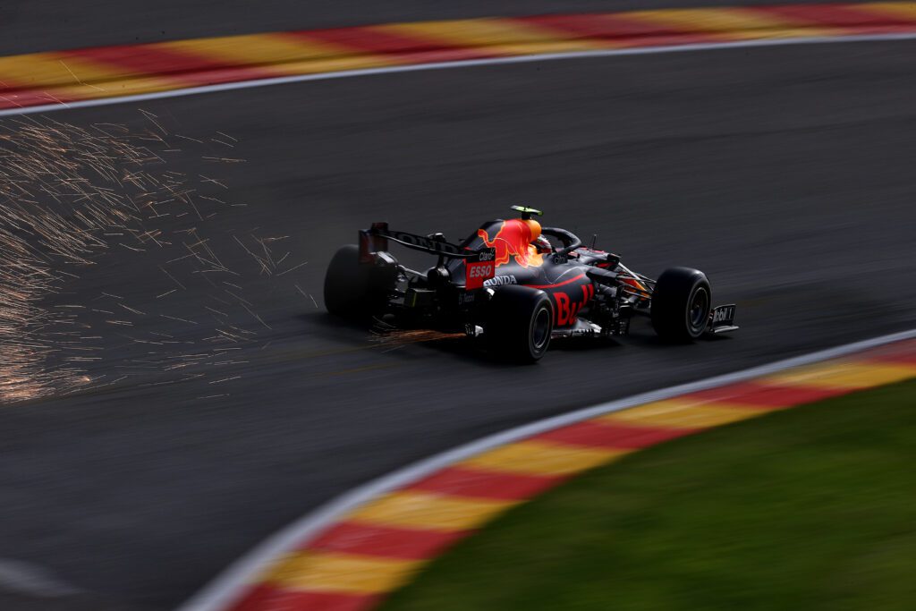 Red Bull a fait rouler une F1 sur le tracé de Spa rénové