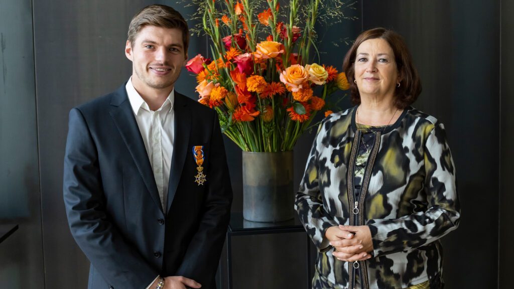 Max Verstappen nommé Officier de l’ordre d’Orange-Nassau aux Pays-Bas