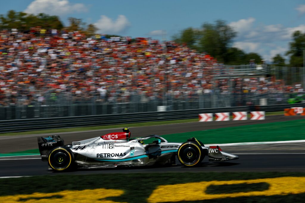 Lewis Hamilton s’est amusé en course ce dimanche à Monza