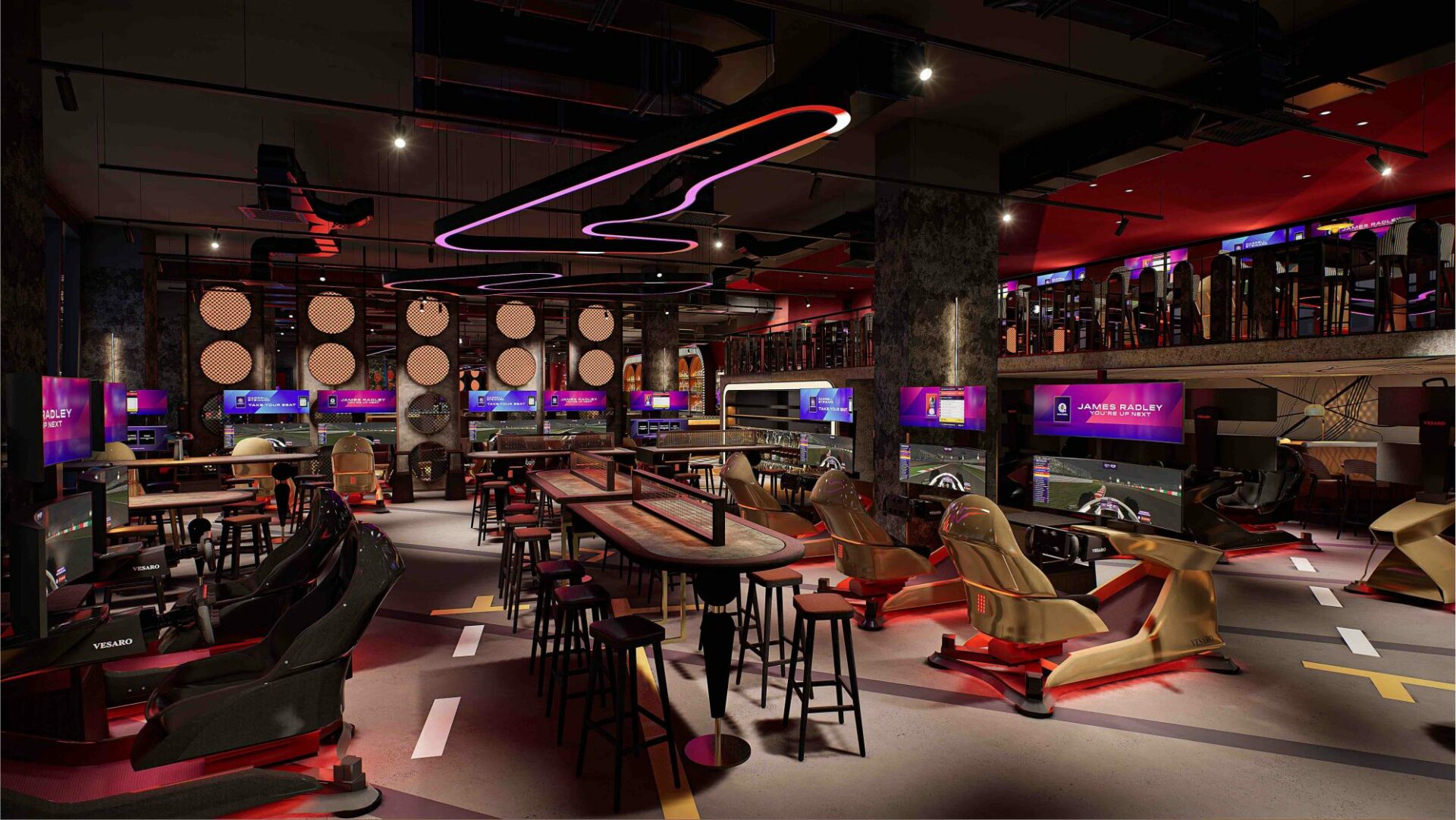 F1 Arcade Whole Space Shot