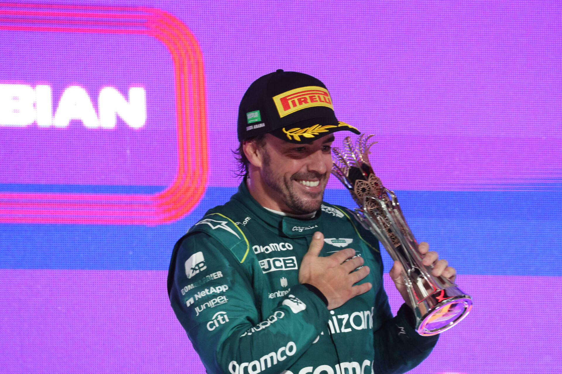 Fernando Alonso trophée