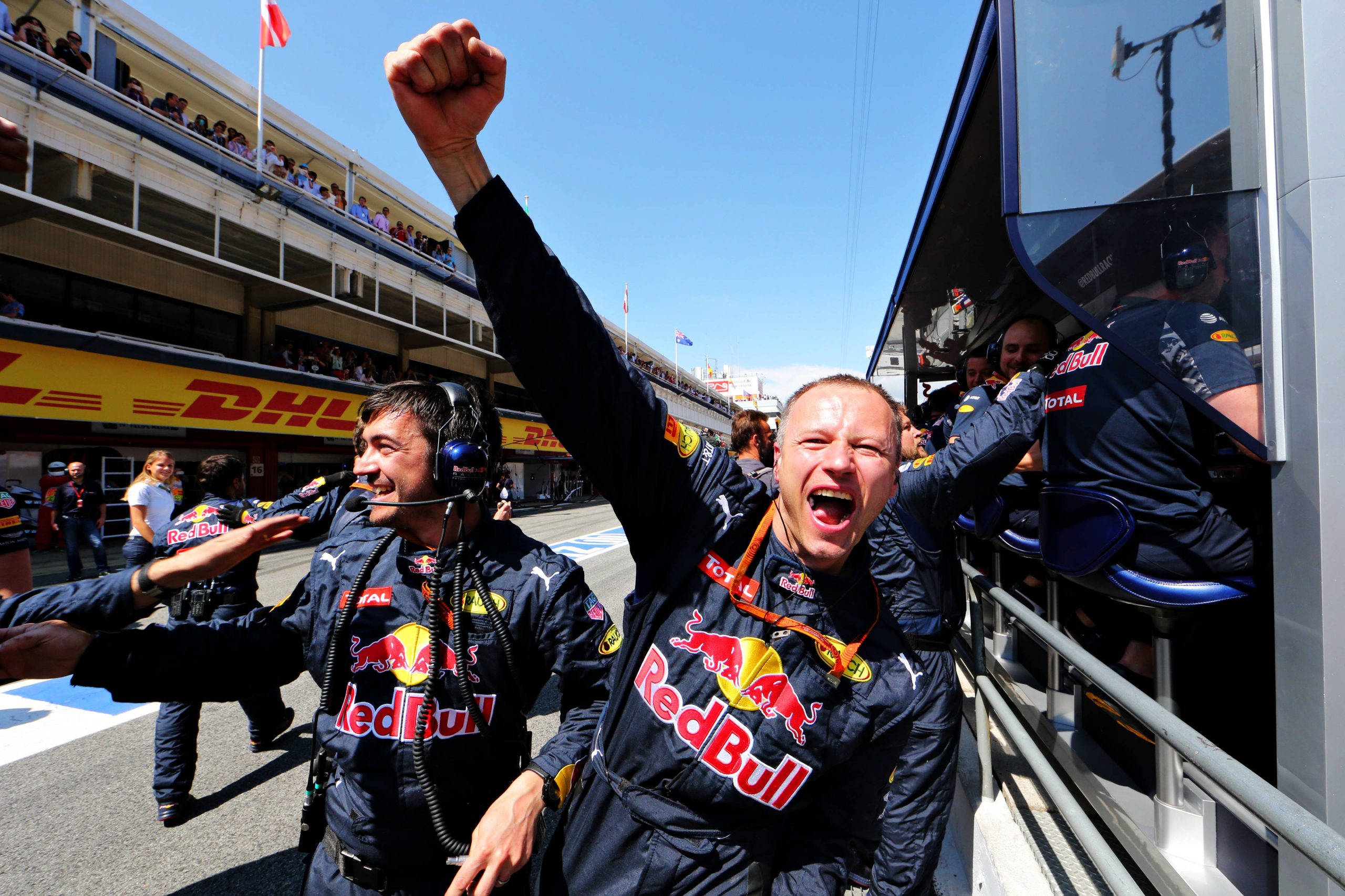 Mécaniciens Red Bull F1 2016