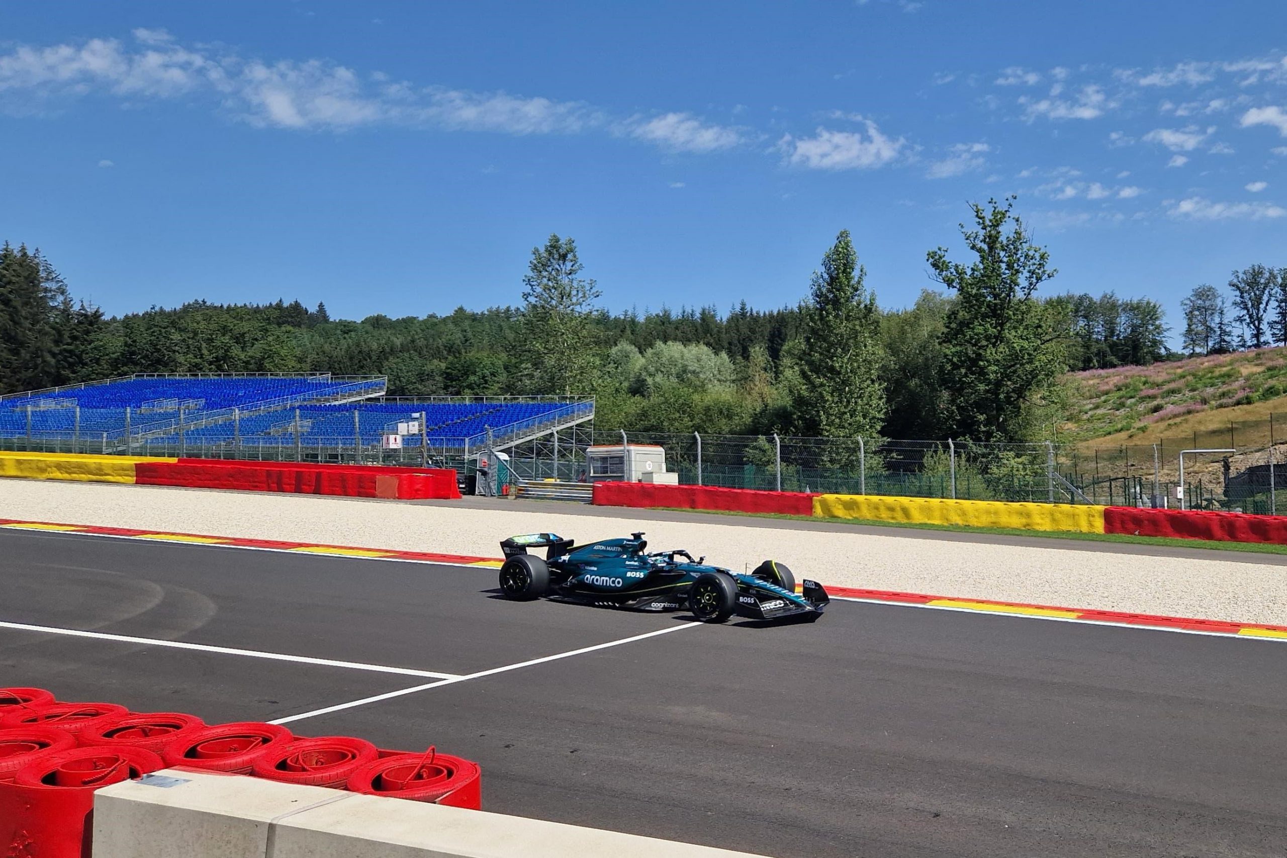 Esteban Ocon et Stoffel Vandoorne en piste à Spa ce mardi