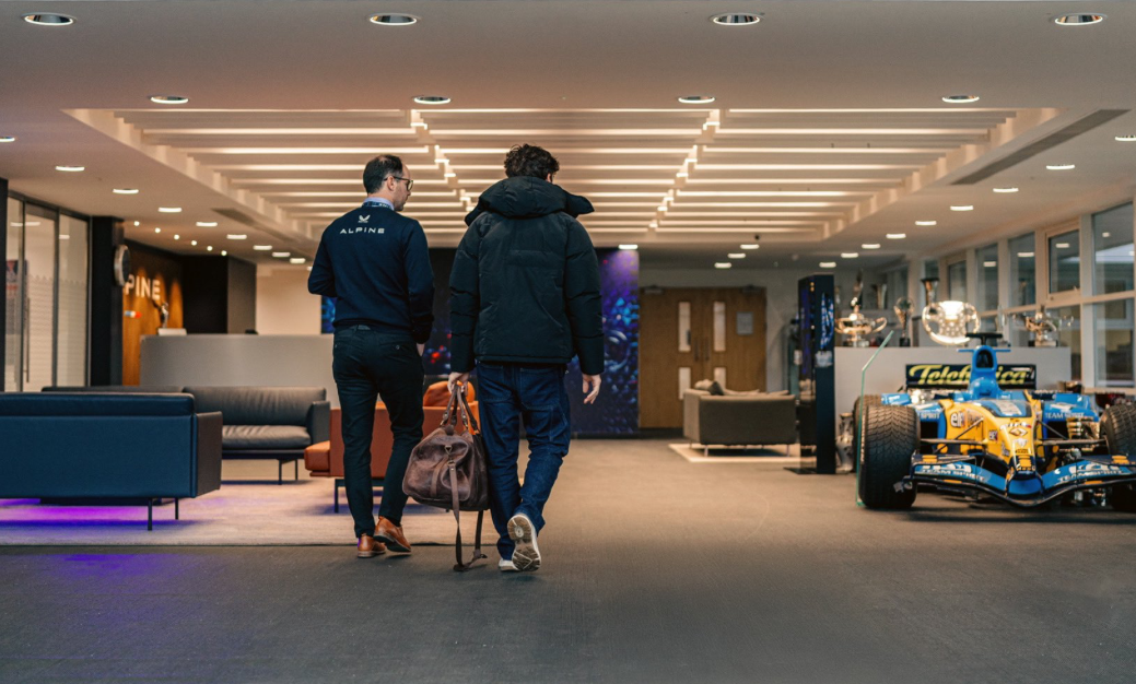 Franco Colapinto entame officiellement son rôle de pilote de réserve chez Alpine