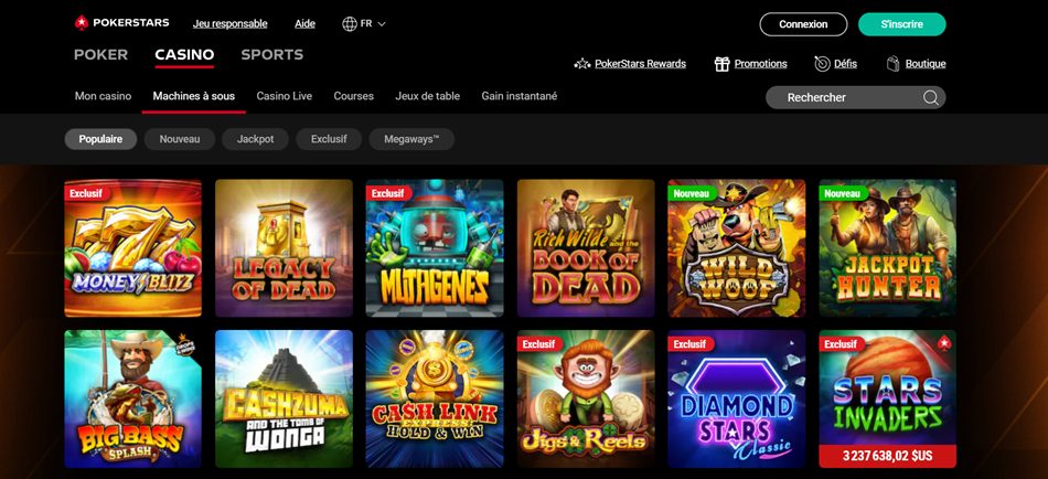Pokerstars casino en ligne français