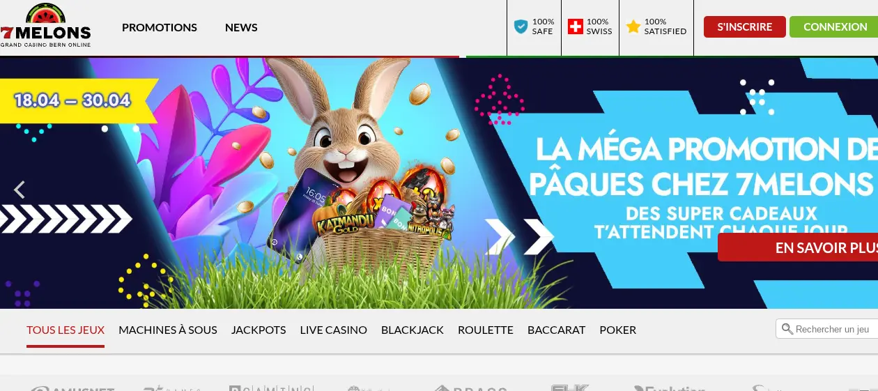 7melon.ch meilleur casino en ligne Suisse