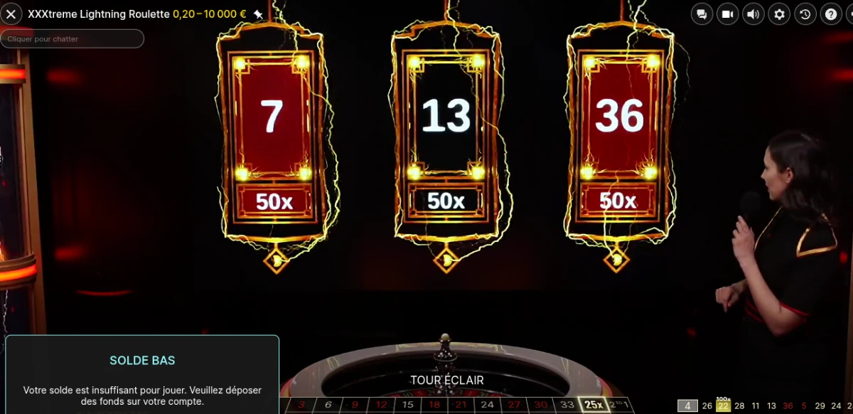 XXXtreme lightning roulette