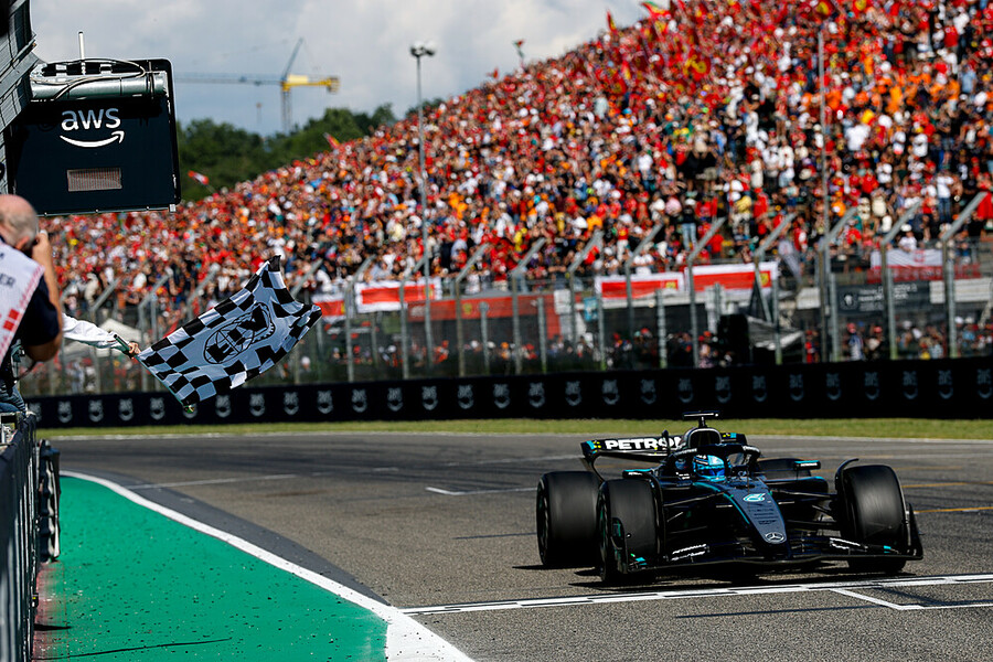 George Russell à Imola