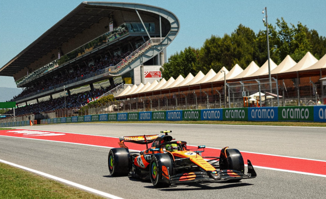 GP d’Espagne – Norris en tête lors des essais libres 1 à Barcelone