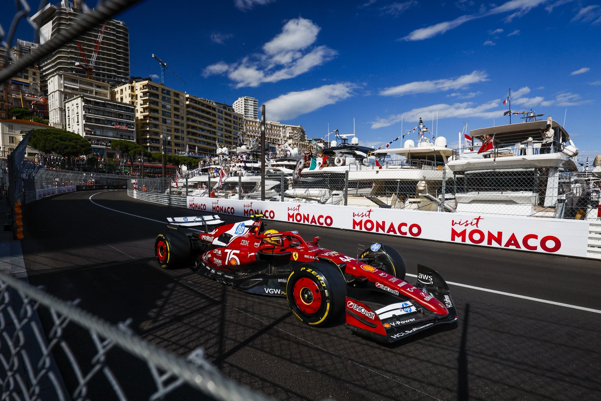 Lewis Hamilton - Monaco - Ferrari