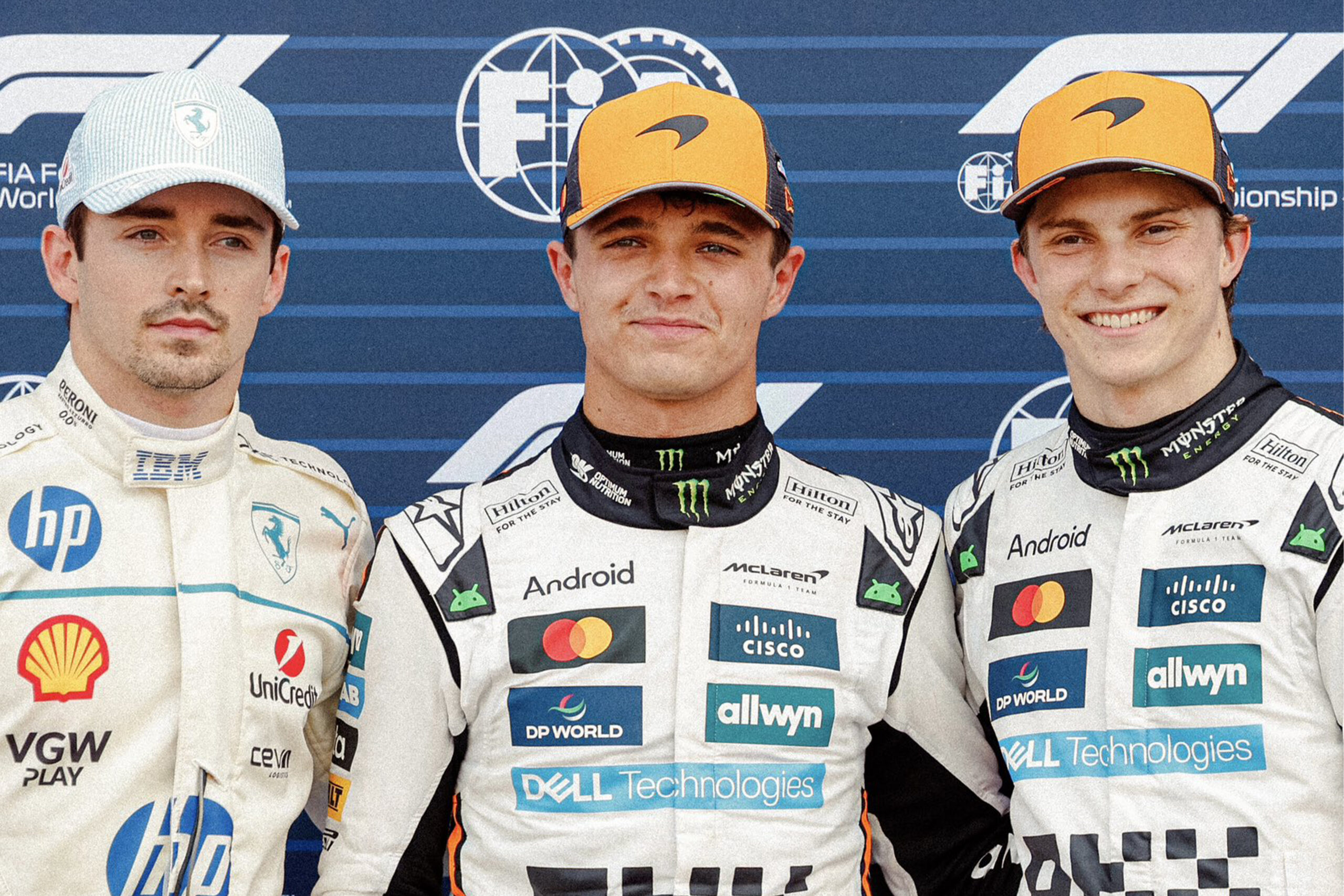 Charles Leclerc, Lando Norris, Oscar Piastri - Monaco - McLaren