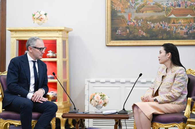 Stefano Domenicali & Paetongtarn Shinawatra (Premier Ministre de Thaïlande)