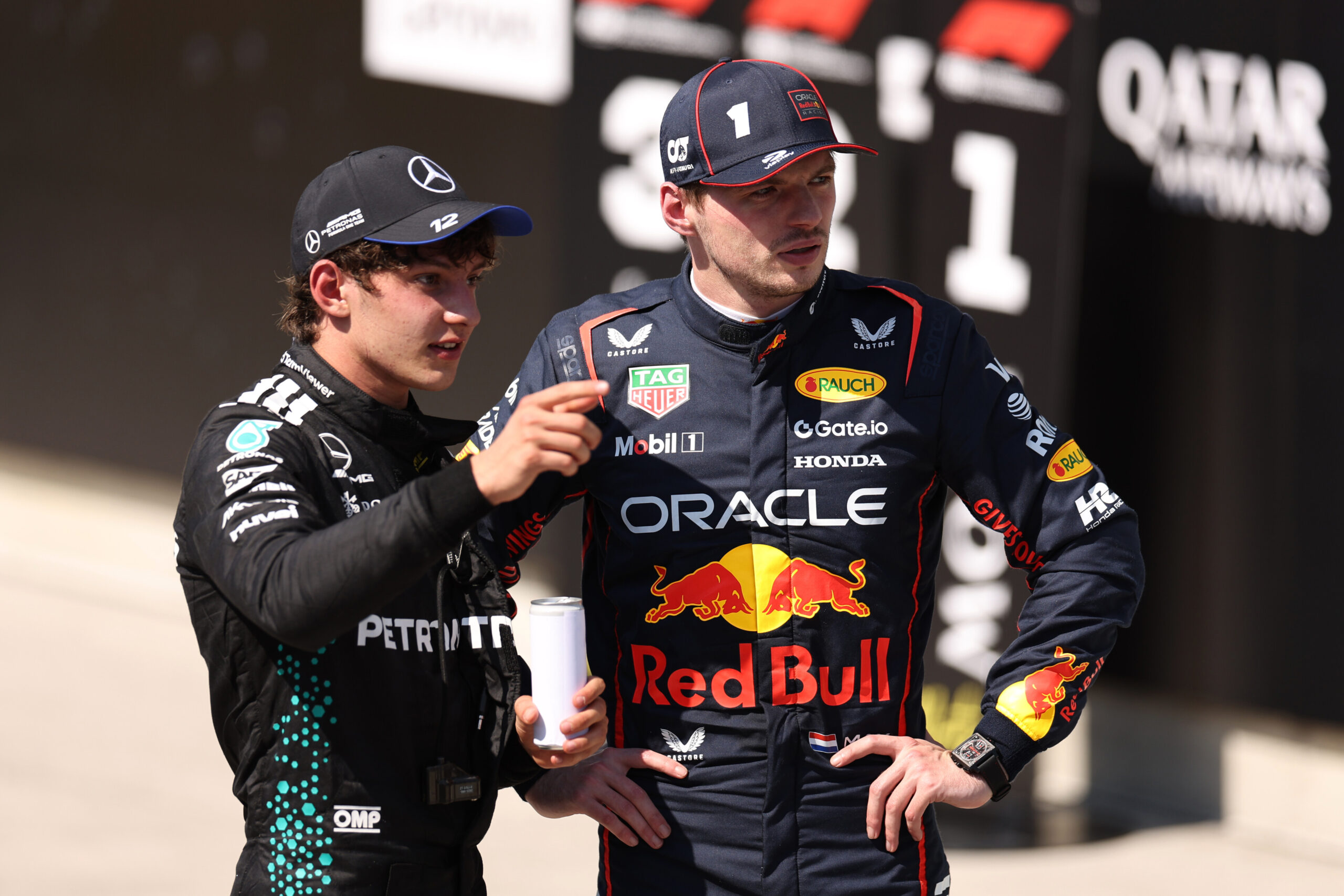 Kimi Antonelli et Max Verstappen - Canada - Red Bull Content Pool
