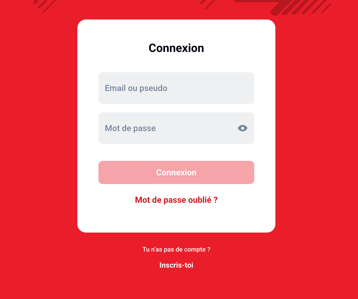 page de connexion Betclic