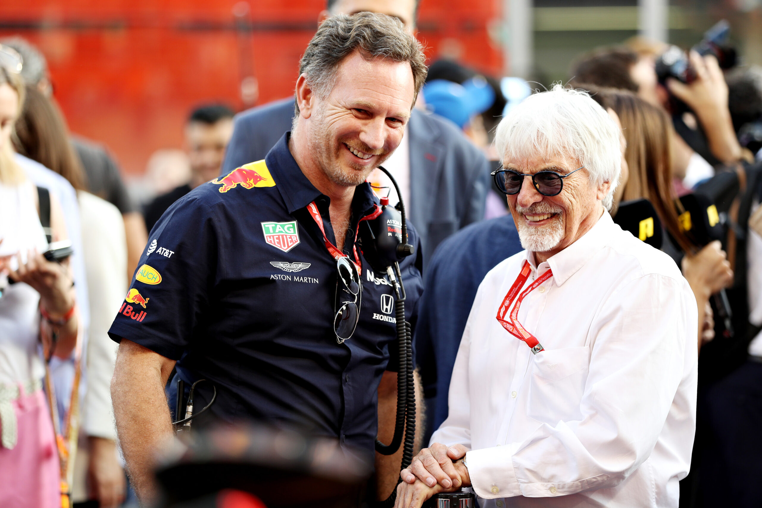 Christian Horner & Bernie Ecclestone - Red Bull Content Pool