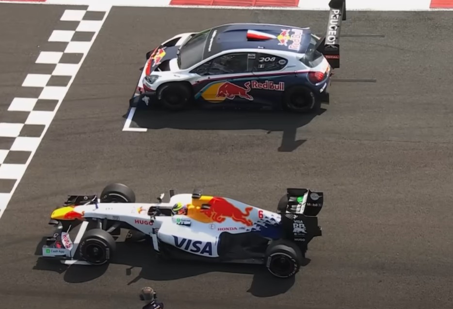 Loeb et Hadjar à Magny -Cours