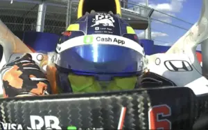Isack Hadjar victime d’un violent accident lors des qualifications à Austin