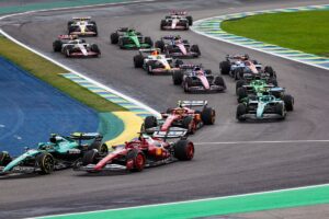 La grille de départ du Grand Prix du Brésil de F1 2025 après la pénalité de Max Verstappen
